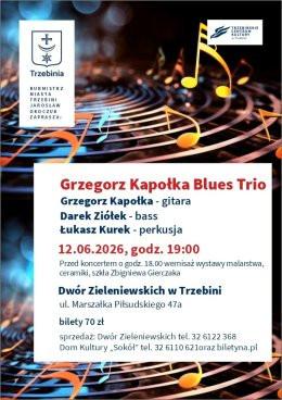 Trzebinia Wydarzenie Koncert Grzegorz Kapołka Blues Trio