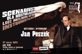 Jaworzno Wydarzenie Spektakl Jan Peszek - Scenariusz dla nieistniejącego lecz możliwego aktora instrumentalnego