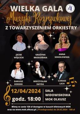 Olkusz Wydarzenie Koncert Wielka Gala Muzyki Rozrywkowej z towarzyszeniem orkiestry